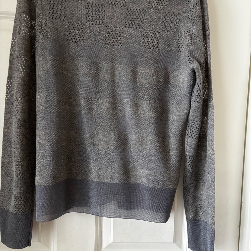 rag & bone Gray Ribbed Sweatshirt - Picture 2 of 3